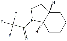 1H-Indole, octahydro-1-(trifluoroacetyl)-, cis-(+)- (9CI),159551-35-6,结构式