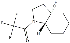 1H-Indole, octahydro-1-(trifluoroacetyl)-, trans-(+)- (9CI) Struktur
