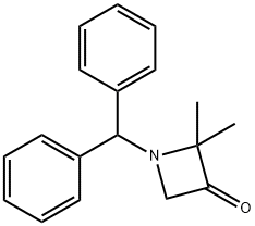 3-Azetidinone, 1-diphenylMethyl-2,2-diMethyl- Struktur