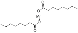 2-エチルヘキサン酸/マンガン 化学構造式