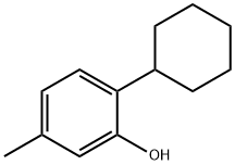 2-CYCLOHEXYL-5-METHYLPHENOL Struktur