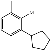 6-cyclopentyl-o-cresol  Structure