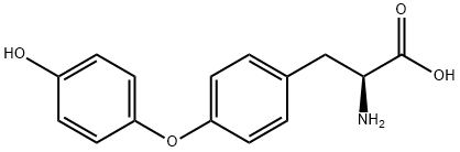 L-甲状腺氨酸,1596-67-4,结构式