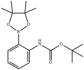 2-BOC-氨基苯基硼酸频哪醇酯,159624-15-4,结构式