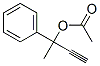 2-フェニル-3-ブチン-2-オールアセタート 化学構造式