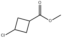 3-クロロシクロブタンカルボン酸メチル 化学構造式
