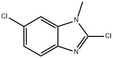 2,6-dichloro-1-Methyl-1H-1,3-benzodiazole 化学構造式