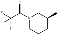 Piperidine, 3-methyl-1-(trifluoroacetyl)-, (S)- (9CI) 结构式