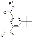 dipotassium 5-tert-butylisophthalate Struktur
