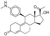 N-DESMETHYL ULIPRISTAL, 159681-67-1, 结构式