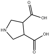 吡咯烷-3,4-二羧酸 结构式