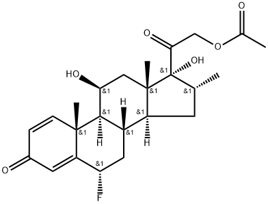 帕拉米松乙酸酯,1597-82-6,结构式