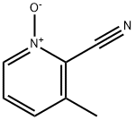 2-氰基-3-甲基吡啶1-氧化物 结构式