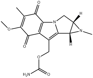 8-(Aminocarbonyloxymethyl)-1,1a,2,8b-tetrahydro-6-methoxy-1,5-dimethylazirino[2',3':3,4]pyrrolo[1,2-a]indole-4,7-dione|8-(Aminocarbonyloxymethyl)-1,1a,2,8b-tetrahydro-6-methoxy-1,5-dimethylazirino[2',3':3,4]pyrrolo[1,2-a]indole-4,7-dione