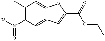 Ethyl 6-methyl-5-nitrobenzo[b]thiophene-2-carboxylate Structure