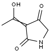 2,4-Pyrrolidinedione, 3-(1-hydroxyethylidene)- (9CI) Structure