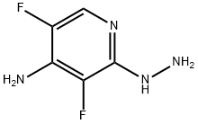 2(1H)-Pyridinone,4-amino-3,5-difluoro-,hydrazone(9CI) Structure