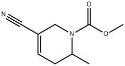 1(2H)-Pyridinecarboxylic  acid,  5-cyano-3,6-dihydro-2-methyl-,  methyl  ester,159792-78-6,结构式