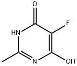 4(1H)-Pyrimidinone, 5-fluoro-6-hydroxy-2-methyl- (9CI) Structure