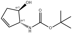 Carbamic acid, [(1R,5R)-5-hydroxy-2-cyclopenten-1-yl]-, 1,1-dimethylethyl,159830-95-2,结构式