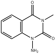 1-Amino-3-methyl-1H-quinazoline-2,4-dione
,159850-22-3,结构式
