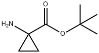 Cyclopropanecarboxylic acid, 1-aMino-, 1,1-diMethylethyl ester Struktur
