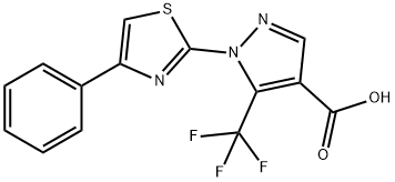 159885-80-0 1-(4-苯基-2-噻唑基)-5-三氟甲基-1H-吡唑-4-甲酸