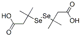 3,3'-Diselenobis(3-methylbutyric acid) Structure