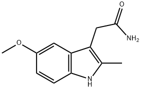 2-(5-甲氧基-2-甲基-1H-吲哚-3-基)乙胺,15992-10-6,结构式