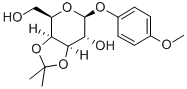 4-METHOXYPHENYL 3,4-O-ISOPROPYLIDENE-BETA-D-GALACTOPYRANOSIDE Structure