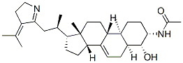 N-[(3S,4R,5S,9R,10R,13S,14R,17R)-4-hydroxy-10,13-dimethyl-17-[(2R)-1-( 3-propan-2-ylidene-4,5-dihydropyrrol-2-yl)propan-2-yl]-2,3,4,5,6,9,11, 12,14,15,16,17-dodecahydro-1H-cyclopenta[a]phenanthren-3-yl]acetamide Structure