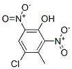 4-Chloro-3-methyl-2,6-dinitrophenol Structure