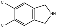 5,6-DICHLOROISOINDOLINE HYDROCHLORIDE 化学構造式