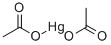 ジアセトキシ水銀(II) 化学構造式
