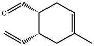 3-Cyclohexene-1-carboxaldehyde, 6-ethenyl-4-methyl-, (1R-cis)- (9CI) 结构式