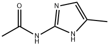 N-(4-甲基-1H-咪唑基-2-基)乙酰胺 结构式