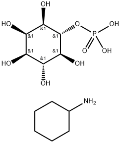 D-MYO-INOSITOL 4-MONOPHOSPHATE AMMONIUM SALT DI(CYCLOHEXYLAMMONIUM) SALT Structure