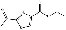 4-Thiazolecarboxylicacid,2-acetyl-,ethylester(9CI) Struktur