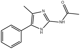 N-(4-METHYL-5-PHENYL-1H-IMIDAZOL-2-YL)ACETAMIDE 结构式