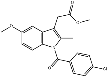 1601-18-9 1-(4-クロロベンゾイル)-2-メチル-5-メトキシ-1H-インドール-3-酢酸メチル