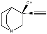 1-Azabicyclo[2.2.2]octan-3-ol, 3-ethynyl-, (3S)- (9CI) 结构式