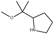 2-(2-Methoxypropan-2-yl)pyrrolidine Structure