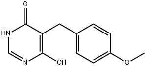 5-(4-METHOXYBENZYL)-4,6-PYRIMIDINEDIOL Struktur