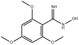N-HYDROXY-2,4,6-TRIMETHOXY-BENZAMIDINE Struktur
