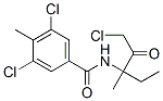 3,5-dichloro-N-(1-chloro-3-methyl-2-oxo-pentan-3-yl)-4-methyl-benzamide 结构式