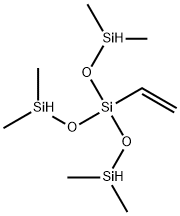 ビニルトリス(ジメチルシロキシ)シラン 化学構造式