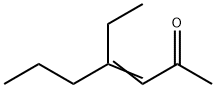 3-Hepten-2-one, 4-ethyl- (9CI) 结构式