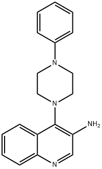 4-(4-Phenyl-1-piperazinyl)quinolin-3-amine Struktur
