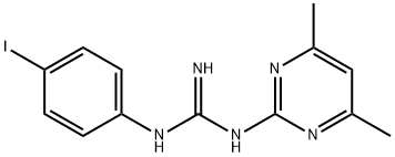 1-(4,6-Dimethyl-2-pyrimidinyl)-3-(p-iodophenyl)guanidine|