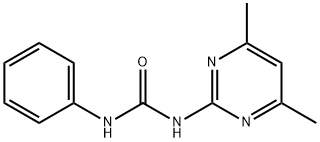 1-(4,6-Dimethylpyrimidine-2-yl)-3-phenylurea,16018-69-2,结构式